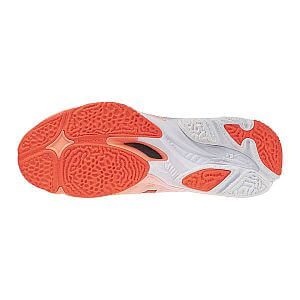 Mizuno Wave Lightning Elite U flamingo coral/lava orange/white
