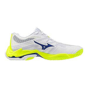 Mizuno Wave Lightning Elite U white / lightning yellow / dazzling blue unisex volejbalové halové boty