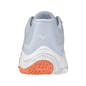 Mizuno Wave Lightning Elite W blue finch/white/lava orange