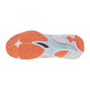 Mizuno Wave Lightning Elite W blue finch/white/lava orange