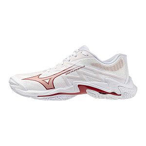 Mizuno Wave Lightning Elite W white / rose elegance / lava falls dámské volejbalové halové boty