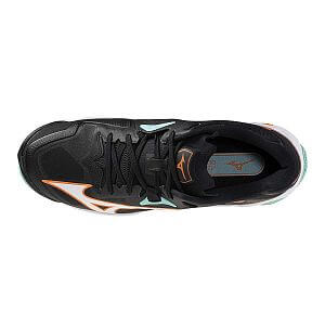 Mizuno Wave Lightning Z8 U black / tangelo / ice green unisex volejbalové halové boty svršek