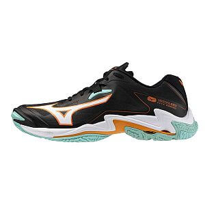 Mizuno Wave Lightning Z8 U black / tangelo / ice green unisex volejbalové sálovky