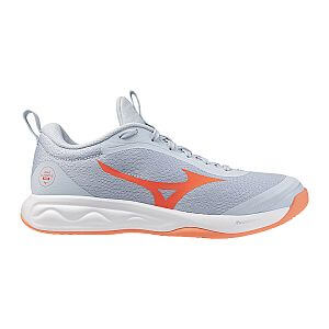 Mizuno Wave Luminous Pro W blue finch/lava orange/flamingo