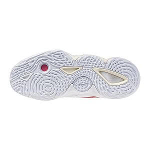 Mizuno Wave Momentum Elite MID W white / rose elegance / lava falls dámské volejbalové boty kotníkové halové indoorové sálové