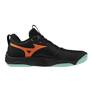 Mizuno Wave Momentum Elite U black / tangelo / ice green unisex volejbalové sálovky
