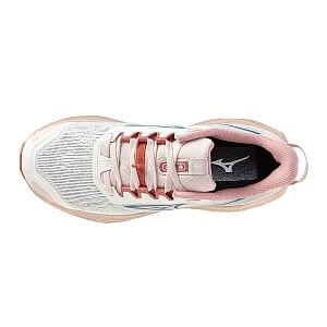Mizuno Wave Mujin 11 W snow white / larkspur / faded rode dámské běžecké trailové boty