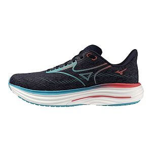 Mizuno Wave Rider 29 M odyssey gray / capri breeze / caly pánské běžecké silniční boty boční pohled