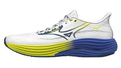 Mizuno Wave Rider 29 M white / estate blue / lightning yellow