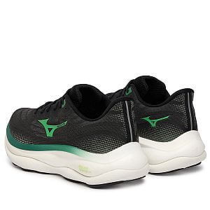 Mizuno Wave Sky 9 M black / goblin green / alpine green pánské běžecké silniční boty podrážka
