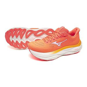 Mizuno Wave Sky 9 W striking coral / baseball white / citrus dámské běžecké silničky