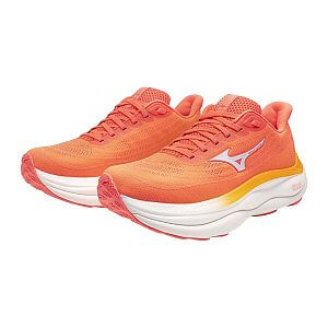 Mizuno Wave Sky 9 W striking coral / baseball white / citrus dámské běžecké silniční boty