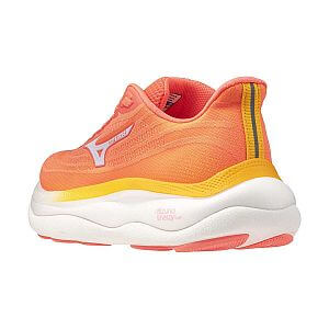 Mizuno Wave Sky 9 W striking coral / baseball white / citrus dámské běžecké silniční boty