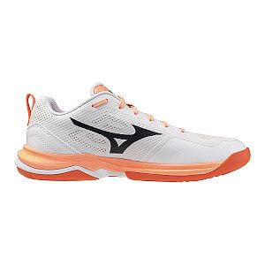 Mizuno Wave Stealth Pro U white/black/flamingo coral