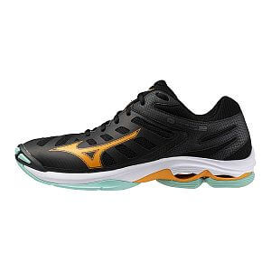 Mizuno Wave Voltage 2 U black / tangelo / ice green unisex volejbalové indoor boty