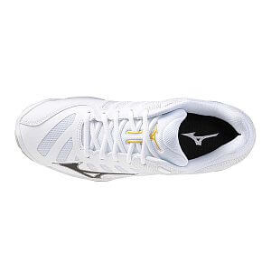Mizuno Wave Voltage 2 U white / black / frozen emerald unisex volejbalové halové boty svršek