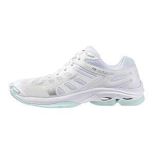 Mizuno Wave Voltage 2 W white / blue tint dámské volejbalové halové boty