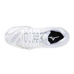 Mizuno Wave Voltage 2 W white / blue tint dámské volejbalové sálovky svršek