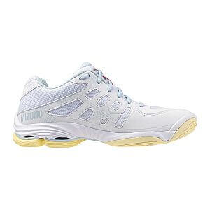 Mizuno Wave Voltage 2 W white / calypso coral / pale banan dámské volejbalové boty