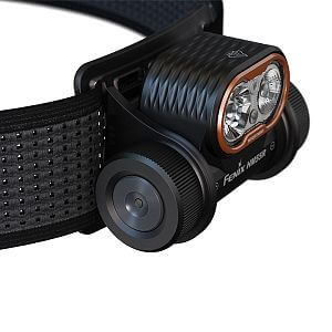 Nabíjecí čelovka Fenix HM55R celočerná moderní design