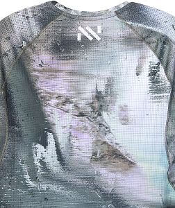 NNormal Race T-Shirt W nature AI print dámské běžecké tričko moderní design