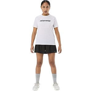 NNormal Race T-Shirt W white dámské běžecké tričko běžkyně