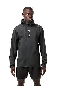 NNormal Trail Rain Jacket M black pánská trailová  běžecká bunda