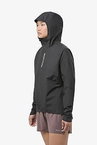 NNormal Trail Rain Jacket W black dámská běžecká bunda kilian jornet