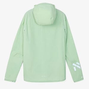 NNormal Trail Wind Jacket M light green pánská běžecká bunda s kapucí