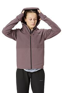 NNormal Women's Active Warm Jacket alberg/purple dámská mikina bunda na turistiku i pro volný čas