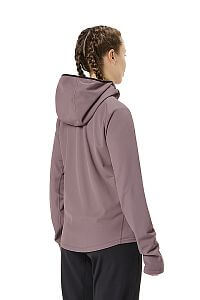 NNormal Women's Active Warm Jacket alberg/purple dámská mikina na turistiku i pro volný čas hřejivá
