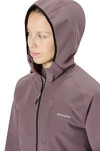 NNormal Women's Active Warm Jacket alberg/purple dámská mikina na turistiku i pro volný čas kapuce