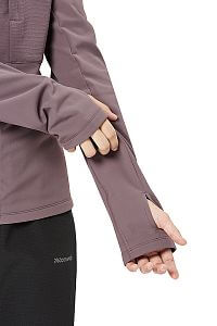NNormal Women's Active Warm Jacket alberg/purple dámská mikina na turistiku i pro volný čas oko na palce