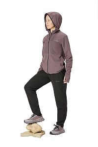 NNormal Women's Active Warm Jacket alberg/purple dámská outdoorová mikina na turistiku i pro volný čas