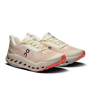 On Cloudsurfer Trail 2 W ivory / salmon dámské trailové běžecké boty
