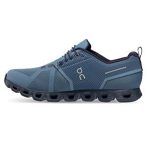 On Running Cloud 5 waterproof M metal / navy boční pohled