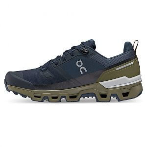 On Running Cloudwander Waterproof M midnight / olive boční pohled