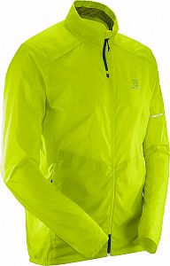 Pánská bunda SALOMON Agile Wind JKT M acid lime 1