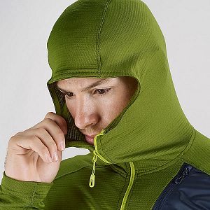 Pánská mikina SALOMON Grid HZ Mid Hoodie M avocado night sky 4