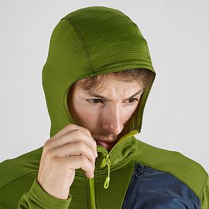 Pánská mikina SALOMON Grid HZ Mid Hoodie M avocado night sky 5