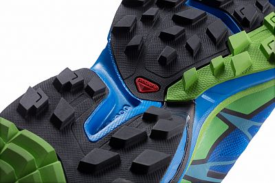 pánské běžecké boty SALOMON WINGS PRO 2 BRIGHT BLUE BLACK TONIC GREE_4