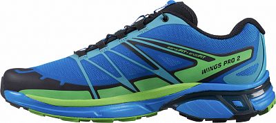 pánské běžecké boty SALOMON WINGS PRO 2 BRIGHT BLUE BLACK TONIC GREE_5