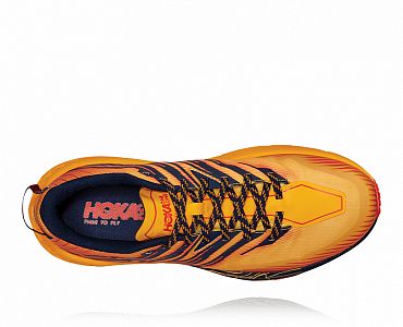 Pánské běžecké trailové boty HOKA ONE ONE M Speedgoat 4 Gold Fusion_Black Iris_4
