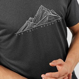 Pánské sportovní tričko SALOMON Agile Graphic TEE M black_4