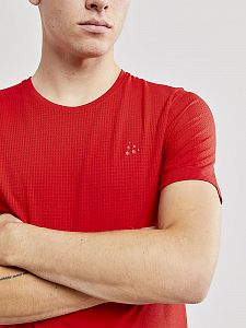 Pánské tričko s krátkým rukávem CRAFT Fuseknit Light krátký rukáv bright red_3