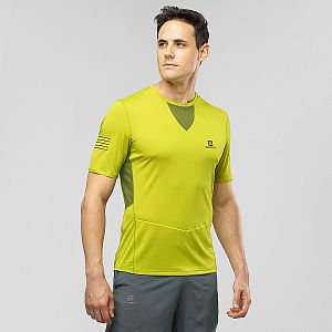 Pánské triko SALOMON Sense Ultra Tee M citronelle avoca 1