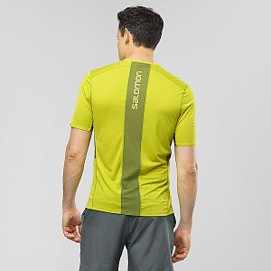 Pánské triko SALOMON Sense Ultra Tee M citronelle avoca 2