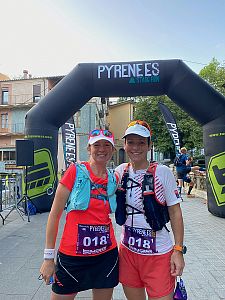 Runsporťačky Péťa s Marcelkou vítězí na etapáku Pyrenees stage run