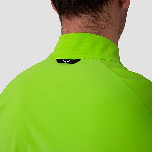 Salewa Agner DST Hybrid HZ T-Shirt M pale frog detail za krkem