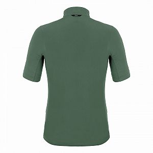 Salewa Agner DST Hybrid HZ T-Shirt M raw green zadní pohled